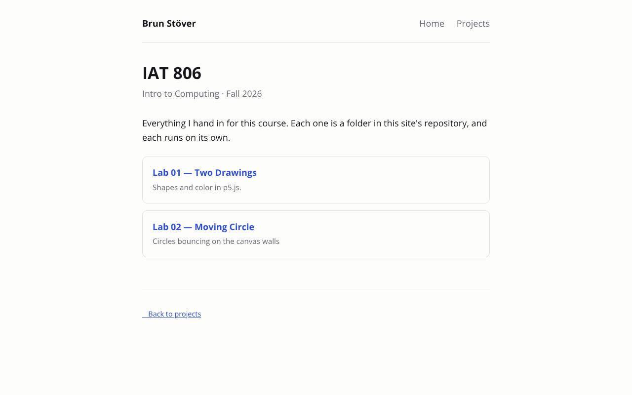 Screenshot of Brun Stöver
